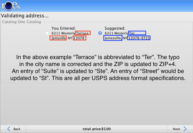 Entered and Suggested